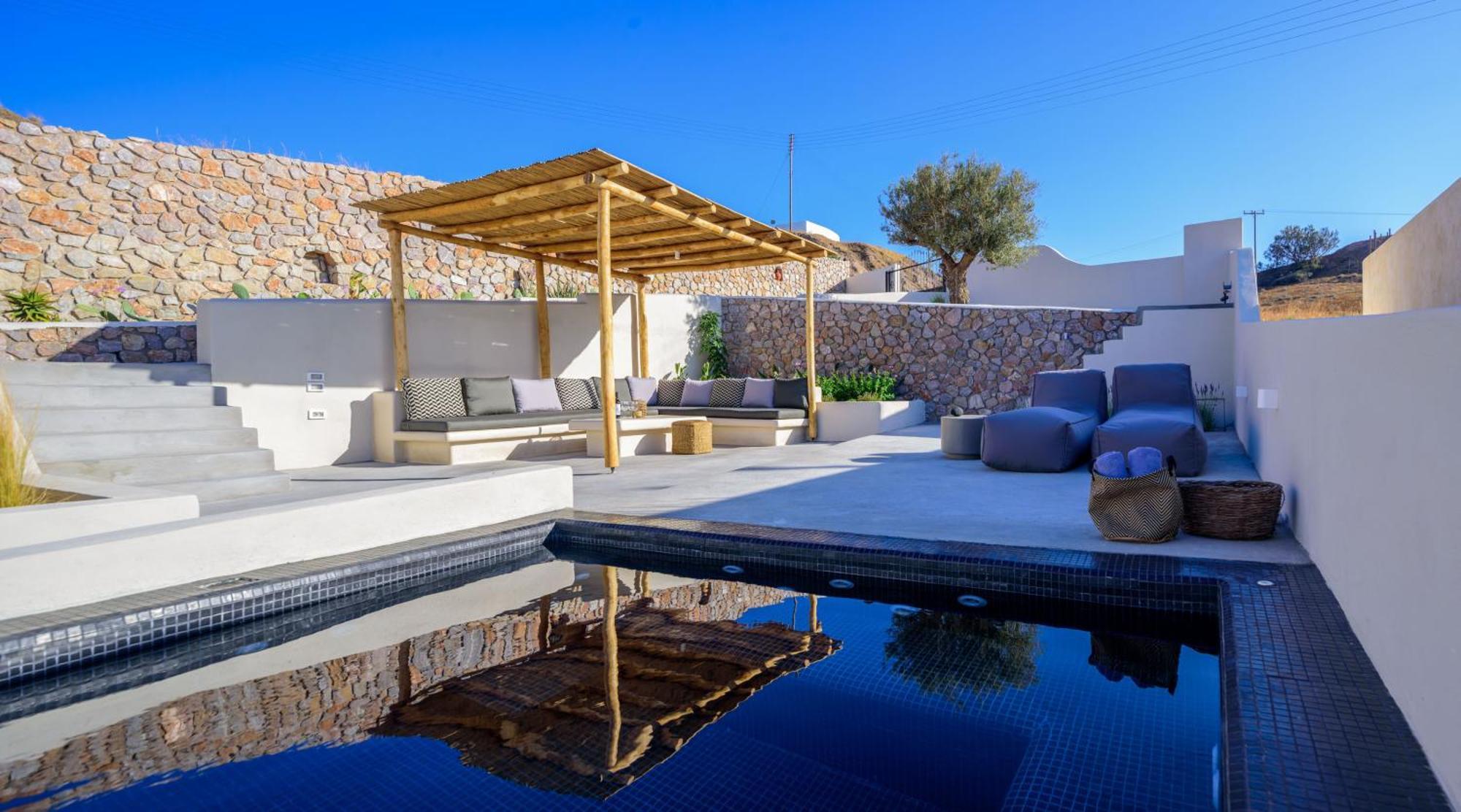 Santorini C Villa Фіра Екстер'єр фото
